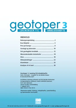 Geotoper 3 Løsningshæfte PDF