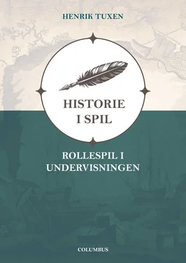 Historie i spil - rollespil i undervisningen