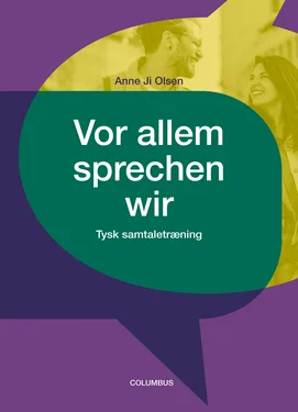 Vor allem sprechen wir