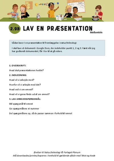 Lav en præsentation