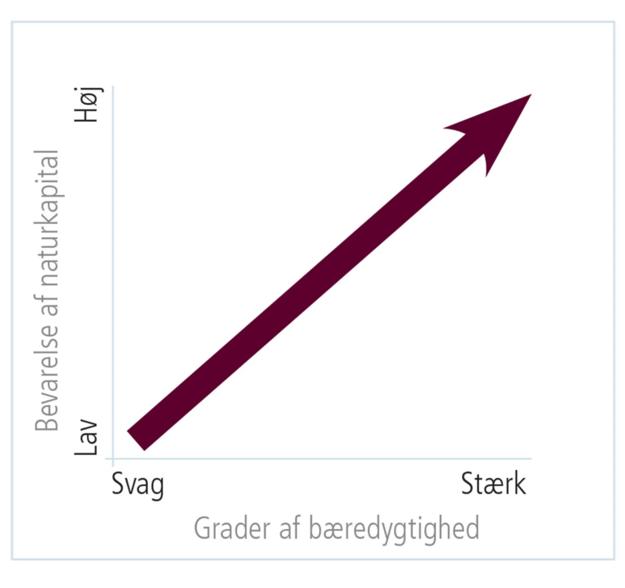 Figur 1.19: Svag og stærk bæredygtighed