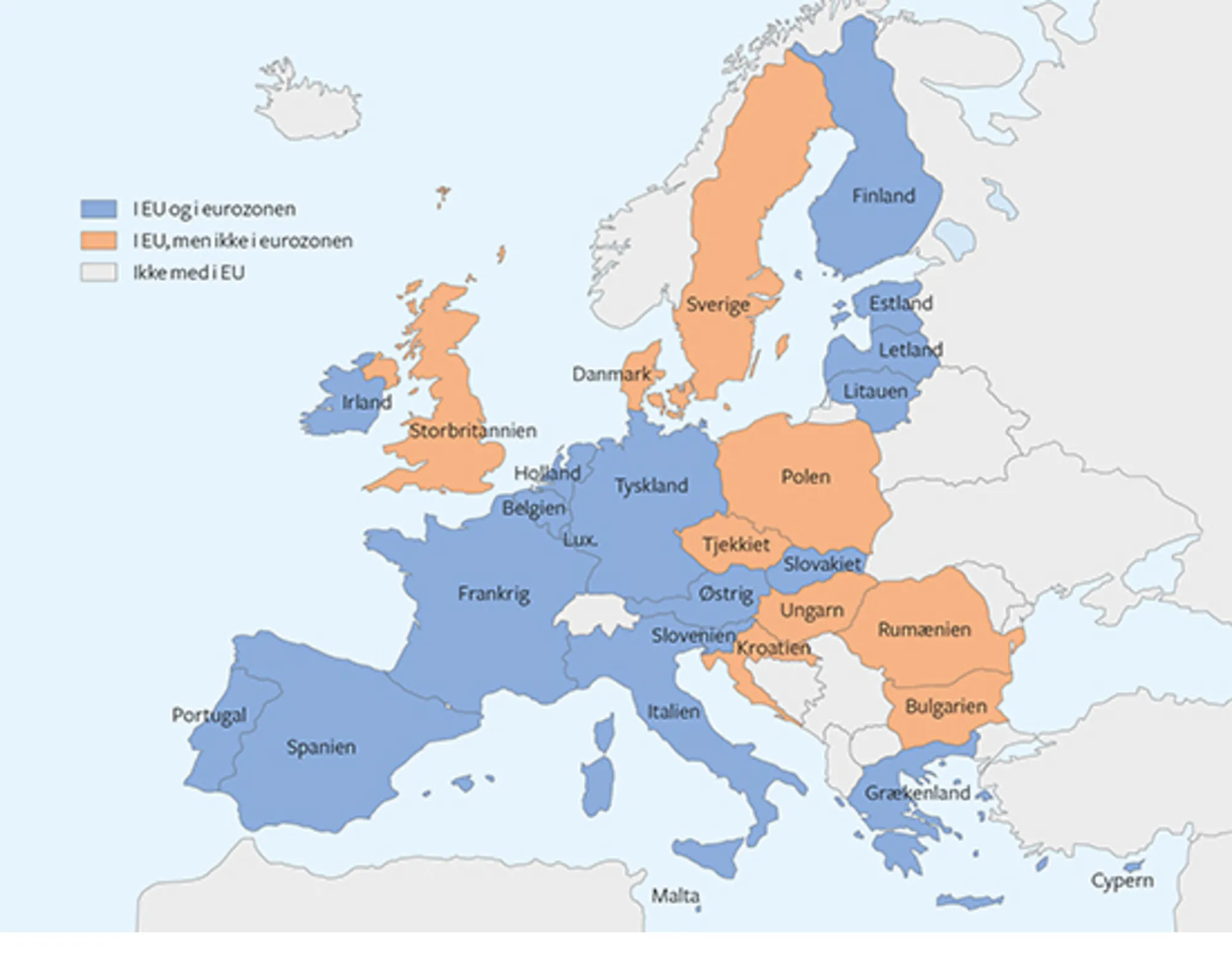 15.1 EU's medlemslande 2018