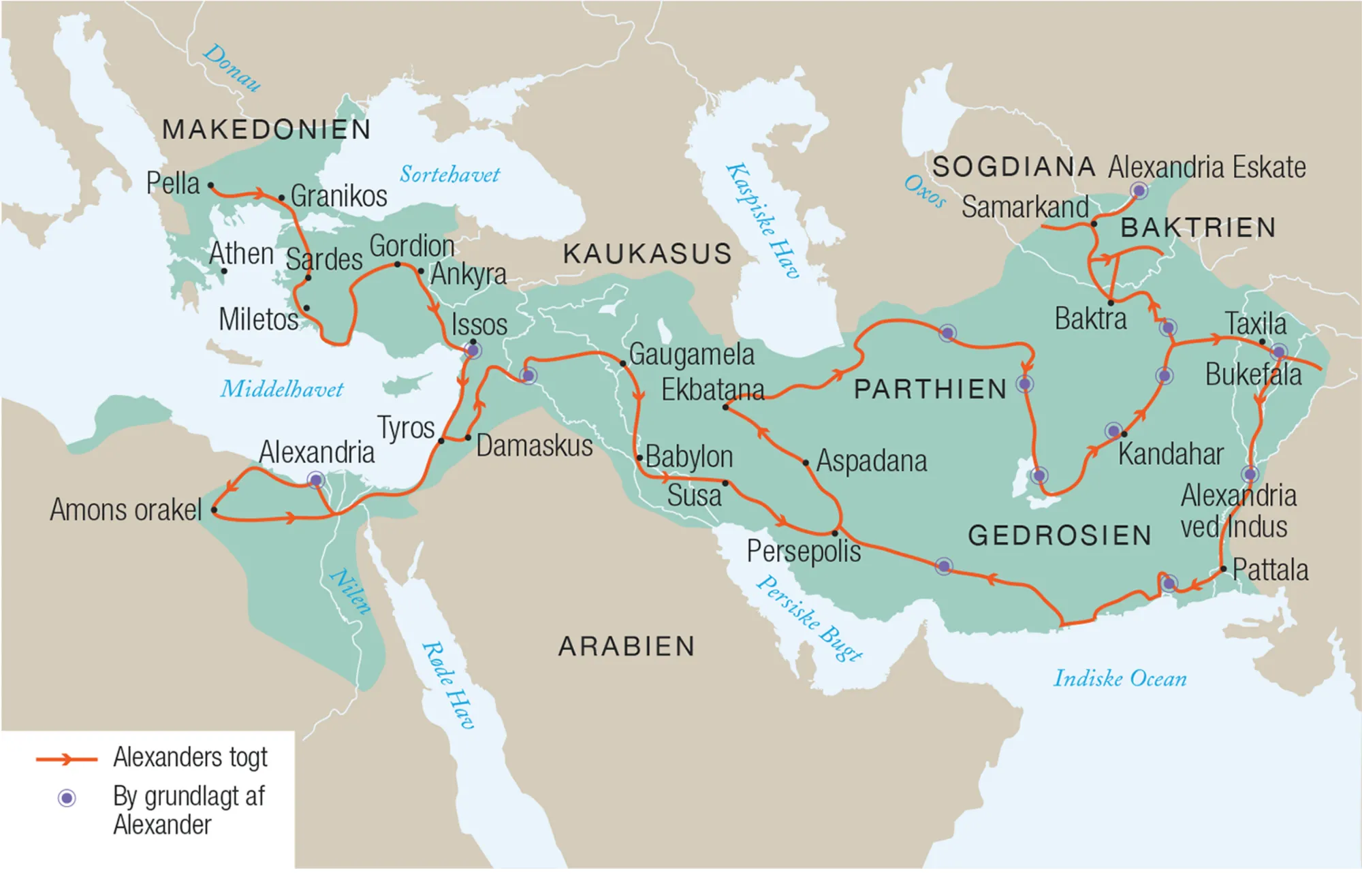 Alexander den Stores rige