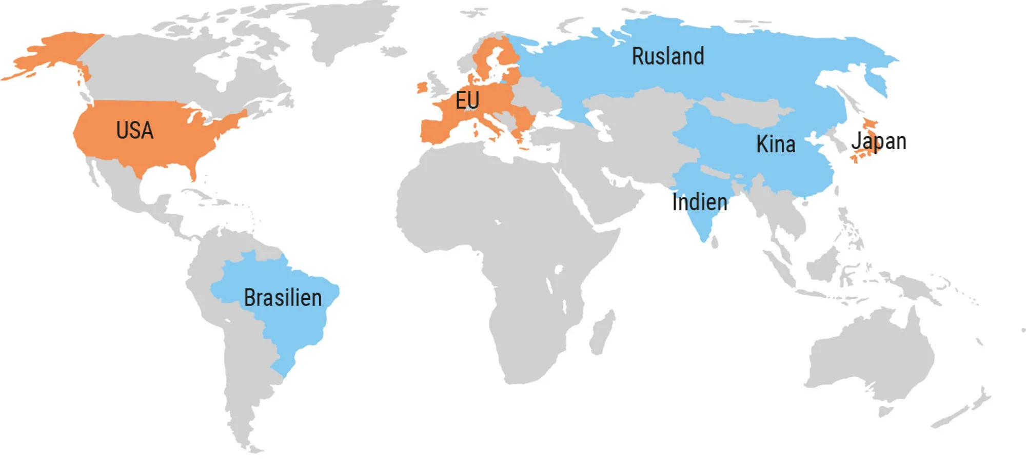 Figur 2.4. Triaden og BRIK-landene