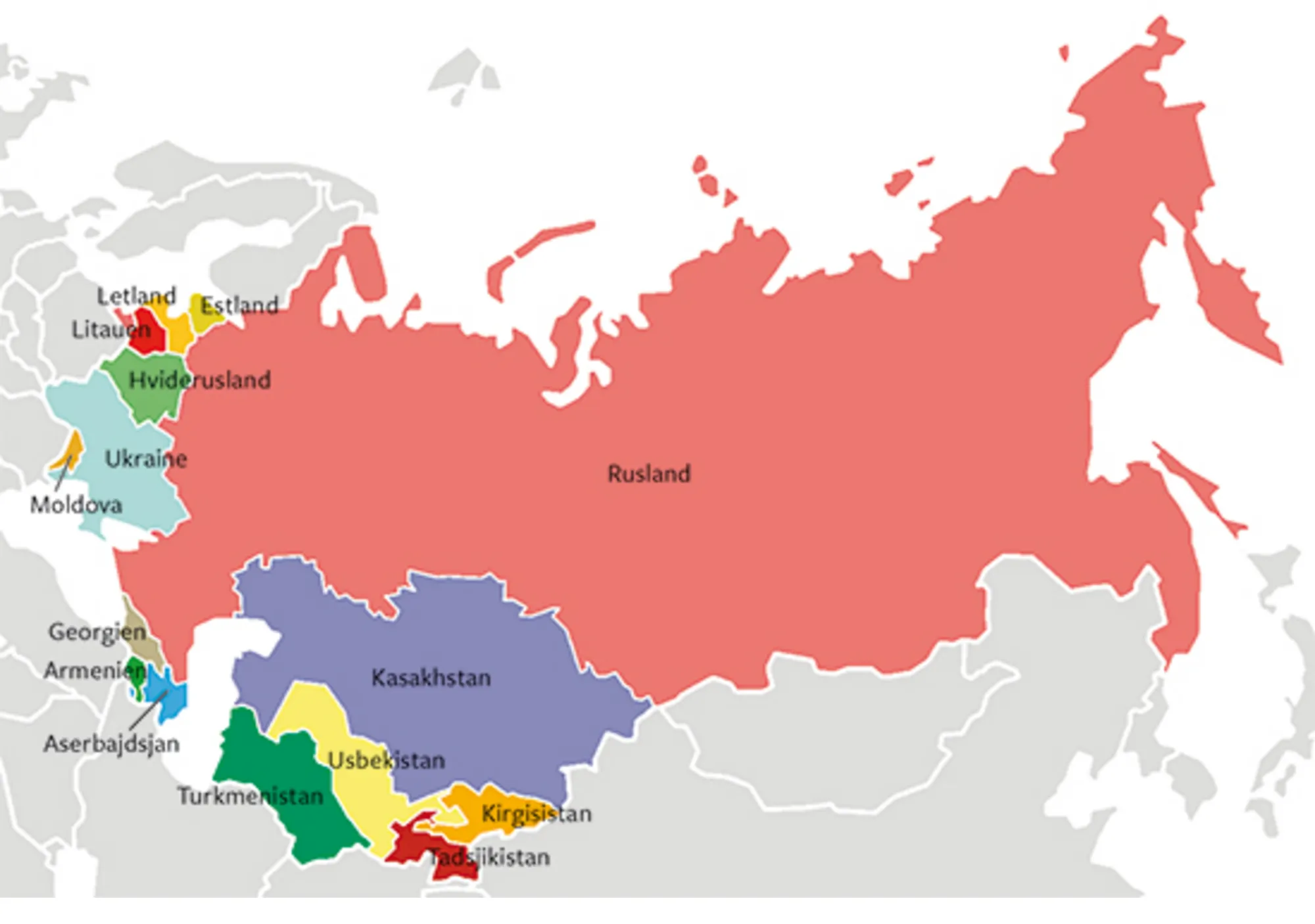 21.1 Opløsningen af det russiske imperium førte til dannelsen af 21 nye stater