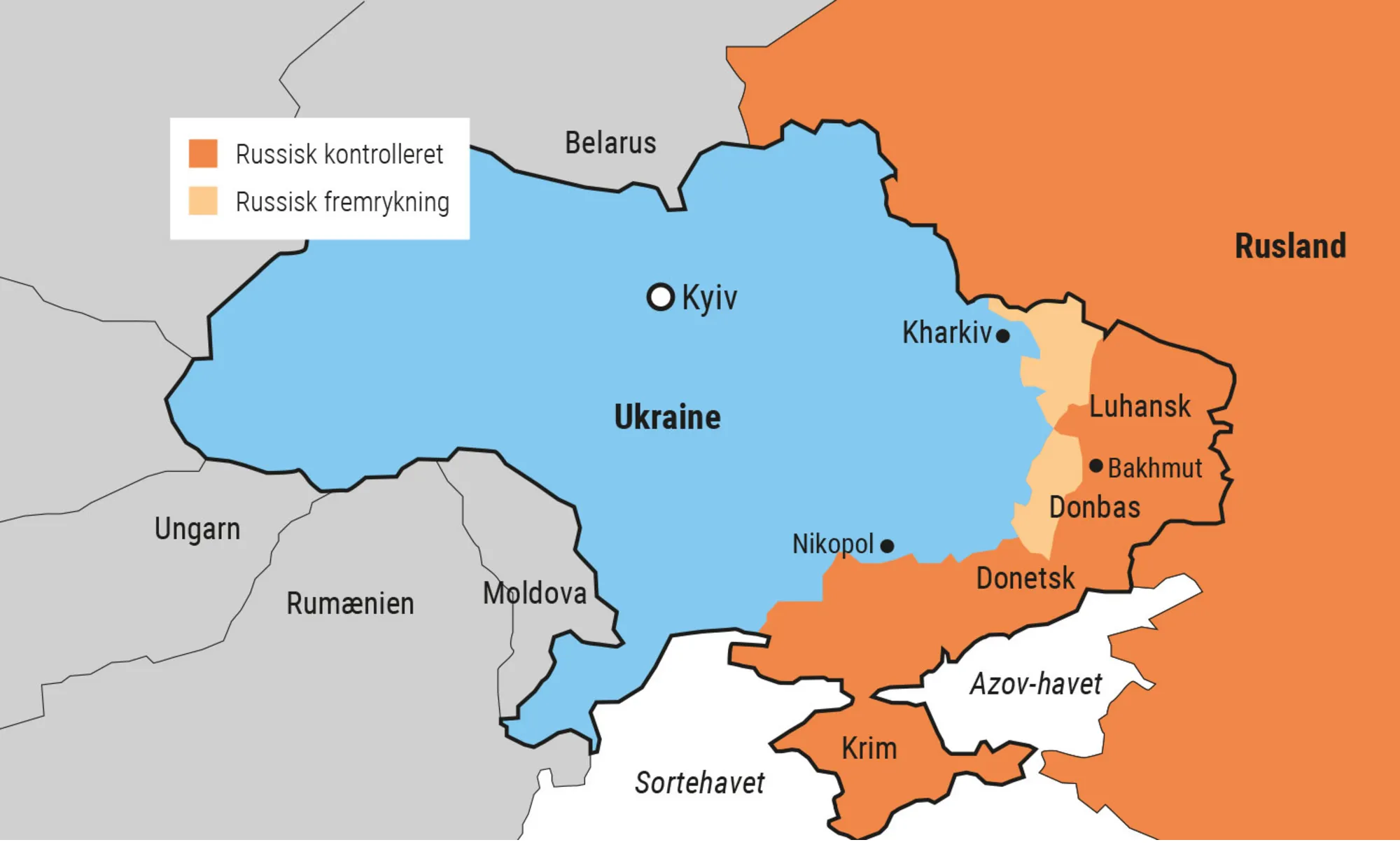 Figur 3.13. Opløsningen af det russiske imperium førte til dannelsen af 21 nye stater