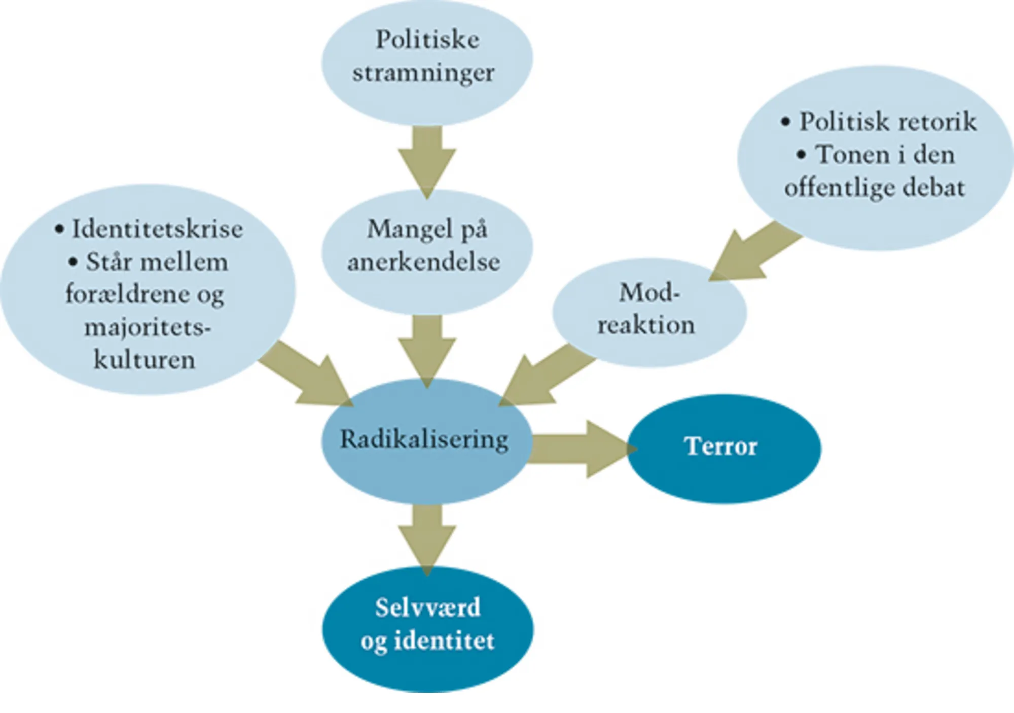 3.4 Radikaliseringsfremmende faktorer og mulige konsekvenser