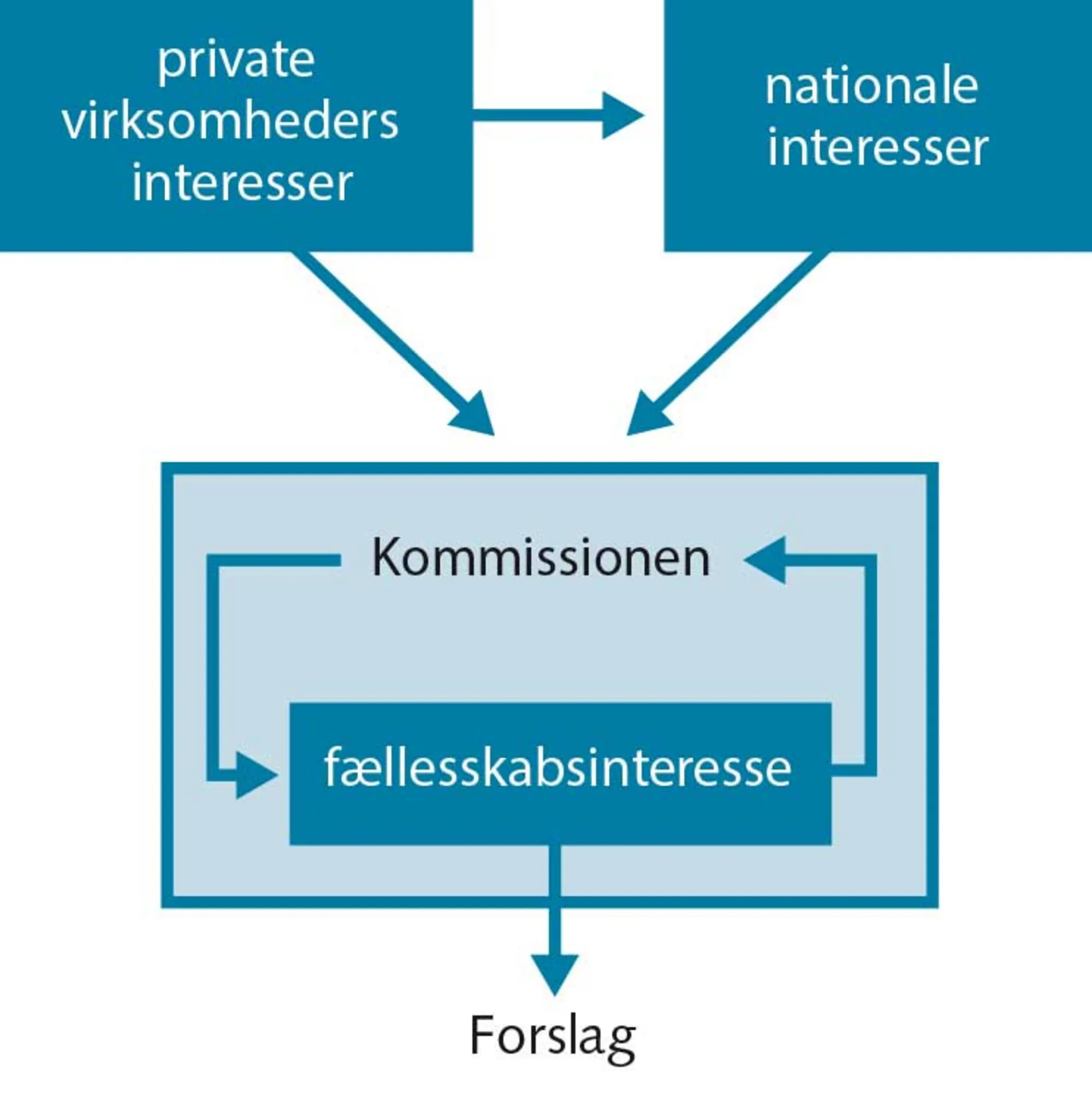 FIGUR 5.3 Hvilken type interesse varetages af Kommissionen?