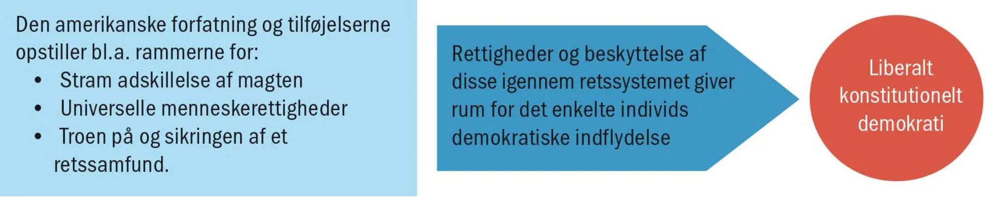 Figur 2.4 Det amerikanske konstitutionelle liberale demokrati 