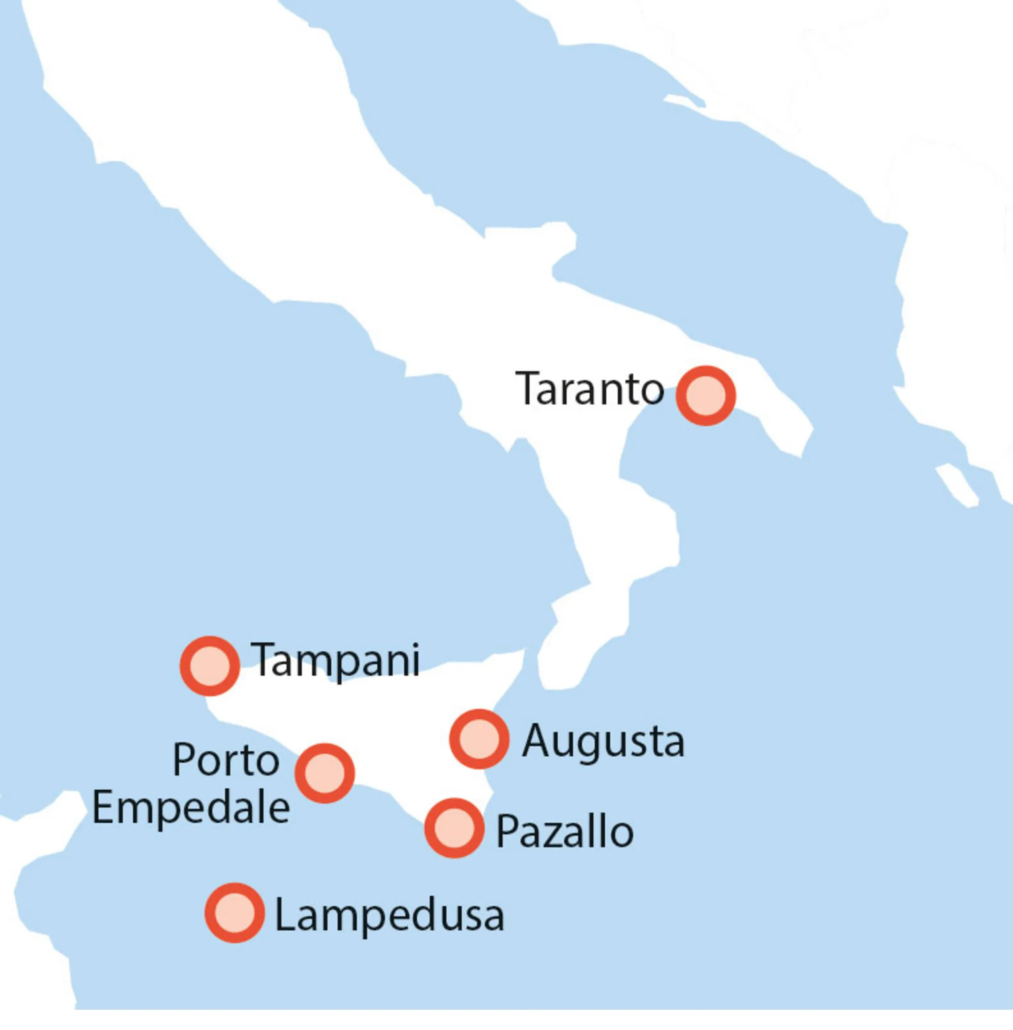 Figur 6.4: Hotspots i Italien og Grækenland
