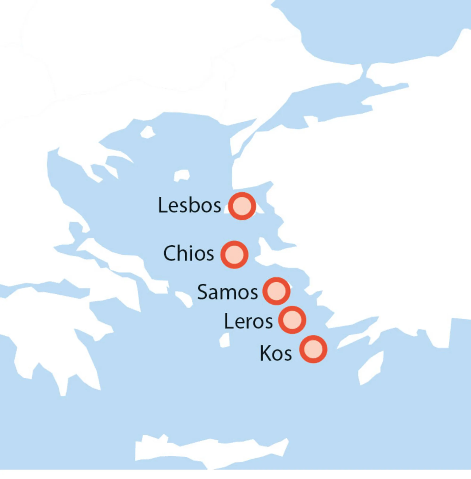 Figur 6.4: Hotspots i Italien og Grækenland