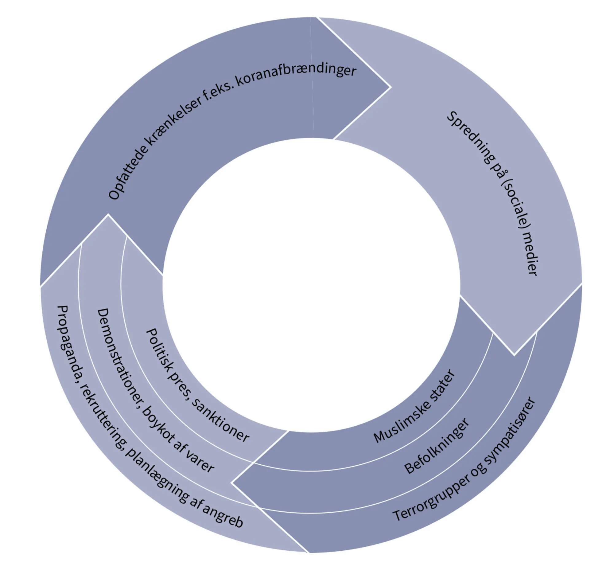 Figur 8.2 Krænkelser som baggrund for terrorisme