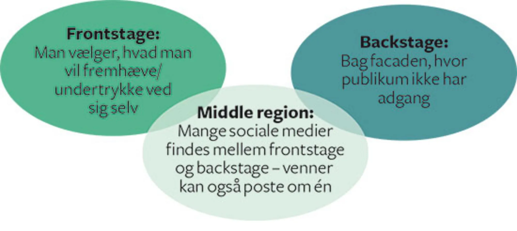 Figur 4.4 Frontstage og backstage