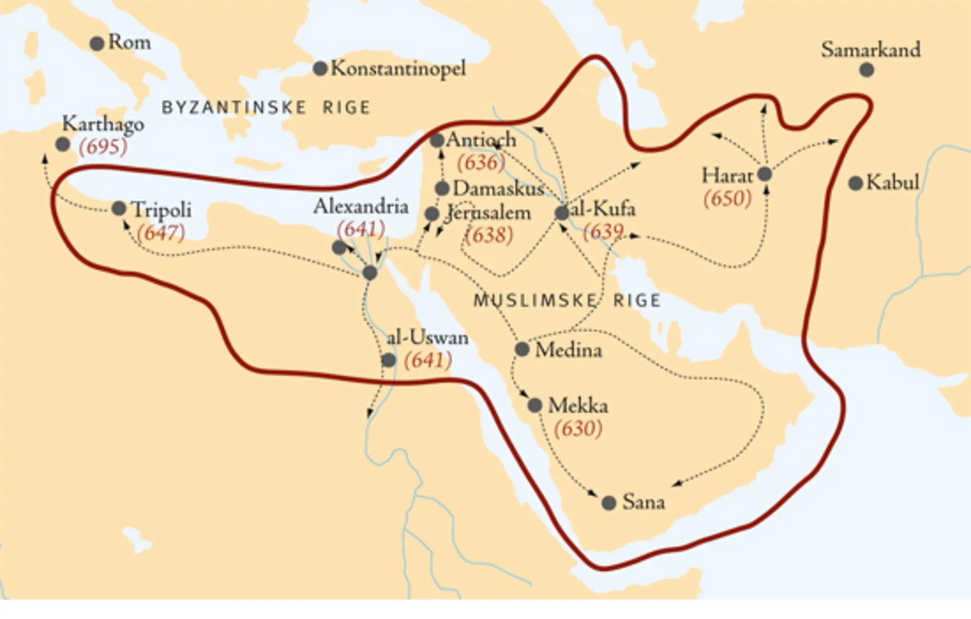 Tidlige muslimske erobringer